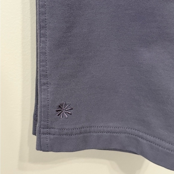 Athleta Retroterry Tapered Ankle Pant Mid Rise Stretch Drawstring Purple Sz PM - Picture 8 of 11